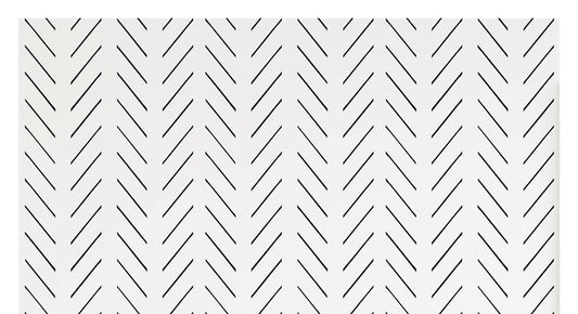 Nimbose® Elegant Black & White Herringbone Lines Self-Adhesive Ready to Apply Wallpapers, Big Size 10 Meter Wallstickers, Peel and Stick Vinyl Wall Papers for 45 sqft Coverage (45/1000 cms, Qty: 1)